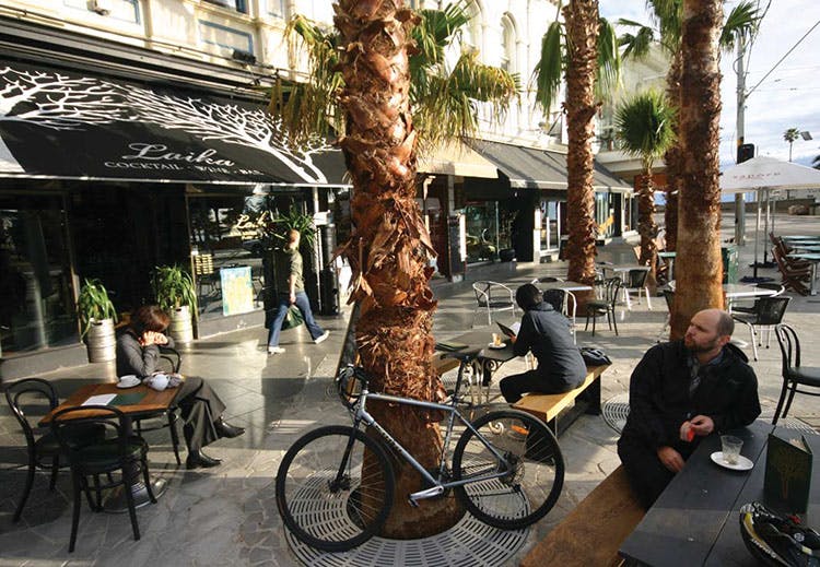 Outdoor Dining At The Cleve Plaza Area Of Fitzroy St 