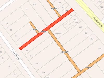 Lane 3963 location map