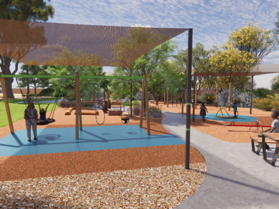 Clarke Reserve play space impression 2