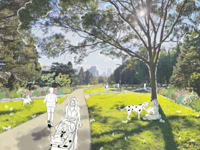 New path connections and upgraded paths.